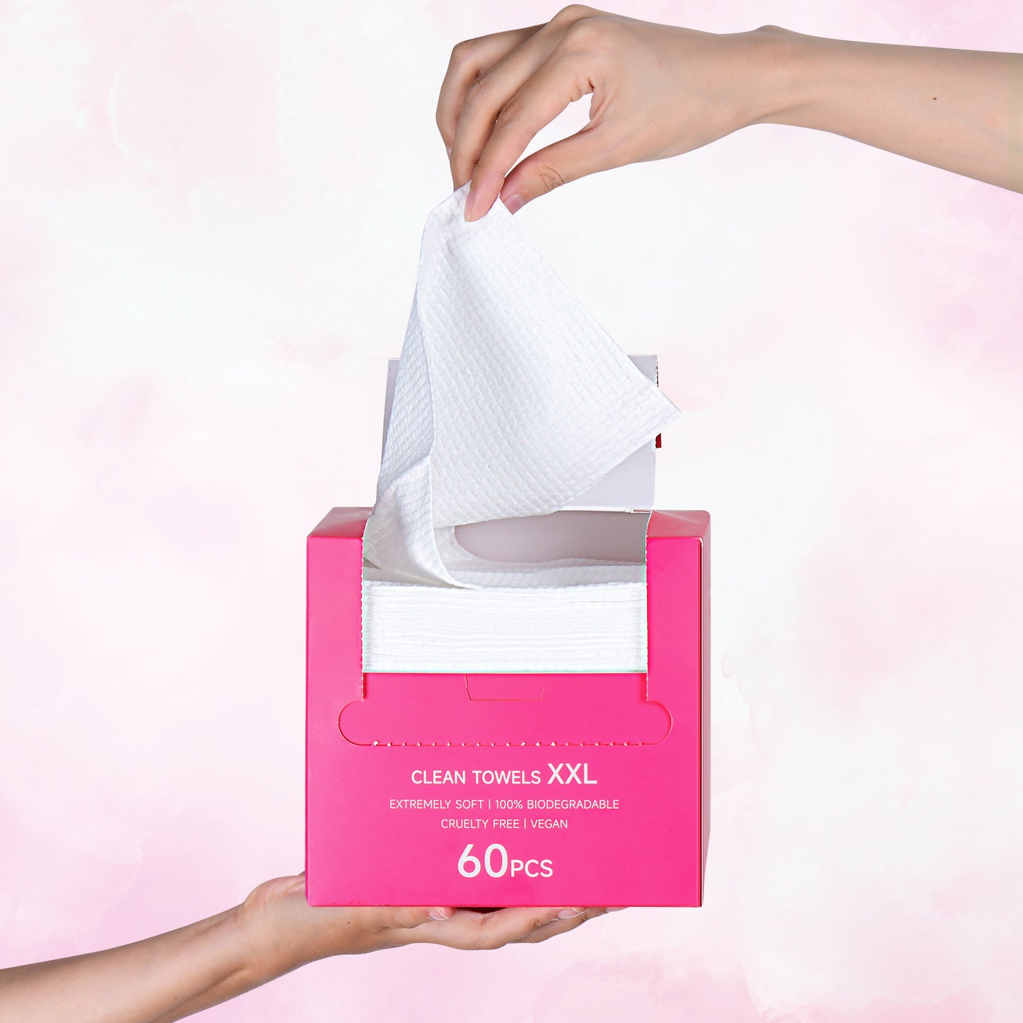 FACEMADE 60 ct Face Towels XXL,Disposable Face Towelettes