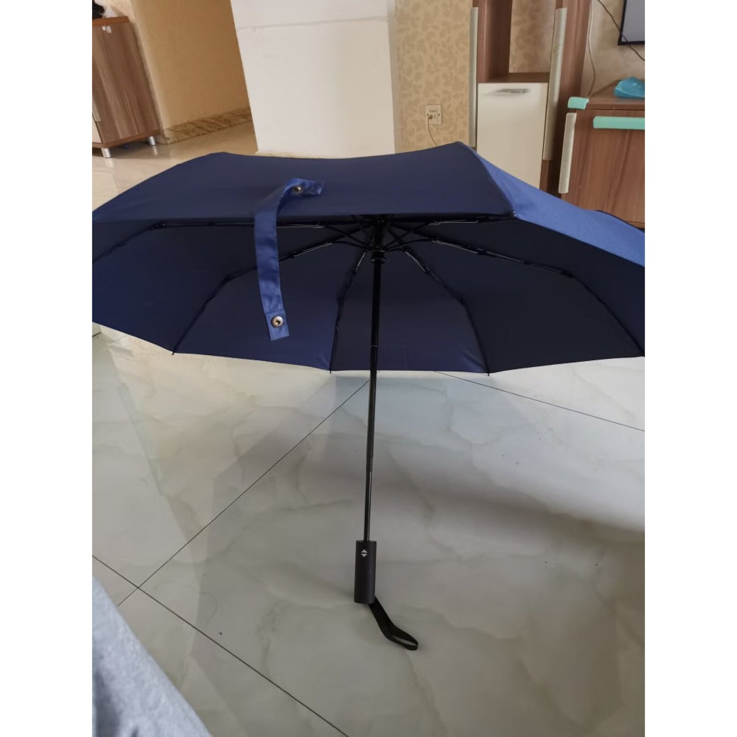 FACEMADE Windproof Travel Umbrella - Wind Resistant, Small - Compact, Light, Automatic, Strong Steel Shaft, Mini, Folding and Portable - Backpack, Car, Purse Umbrellas for Rain - Men and Women