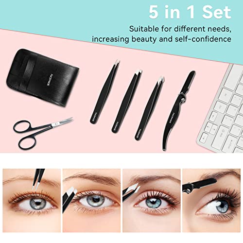 FACEMADE Tweezers Set with Scissors and Eyebrow Razor Eyebrow Tweezers